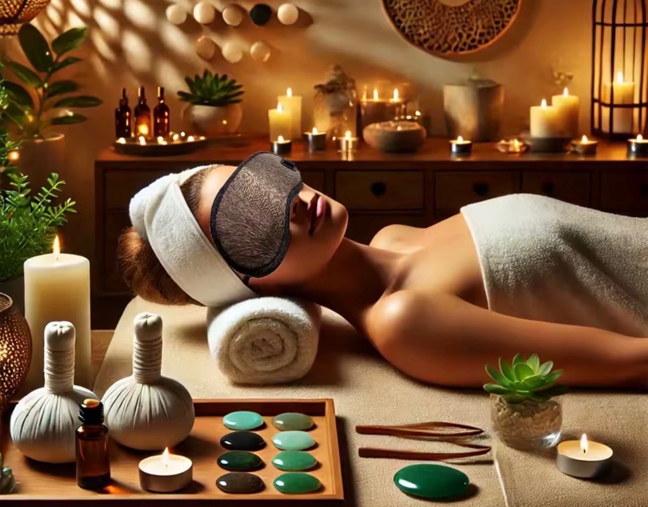 Hot stone massage experience